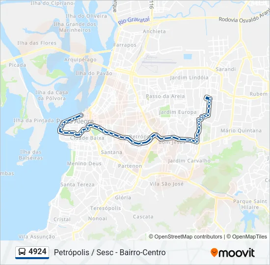 4924 Bus Line Map