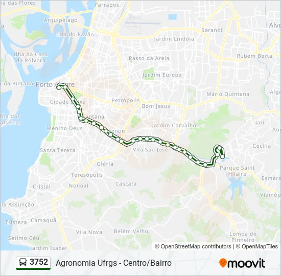3752 Bus Line Map
