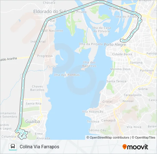 L131 COLINA Bus Line Map