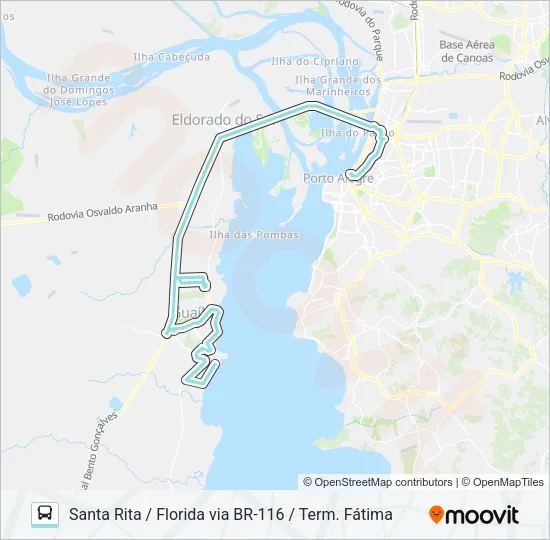 L151D FLORIDA Bus Line Map