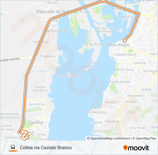 L131B COLINA - EXECUTIVO Bus Line Map