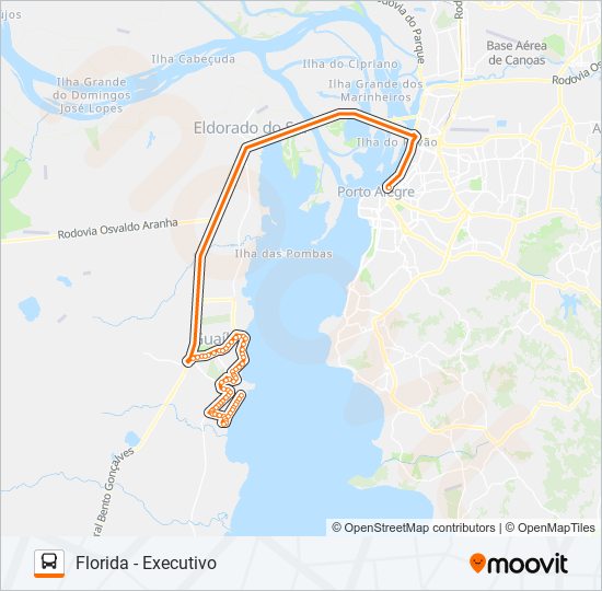 L151 FLORIDA - EXECUTIVO bus Line Map