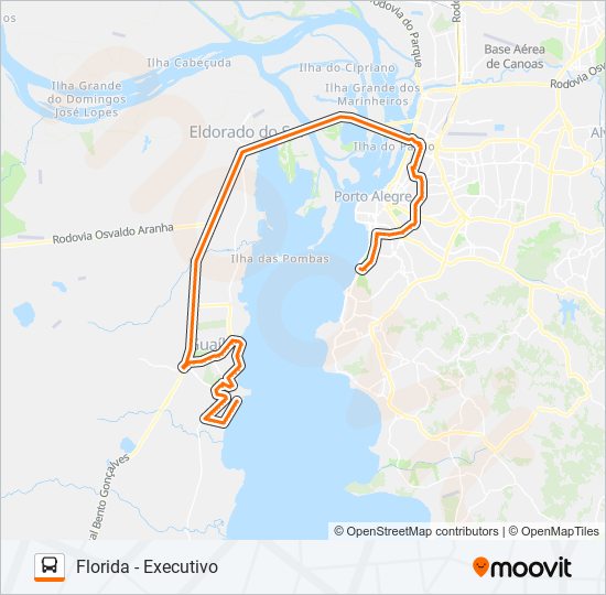 L151 FLORIDA - EXECUTIVO bus Line Map