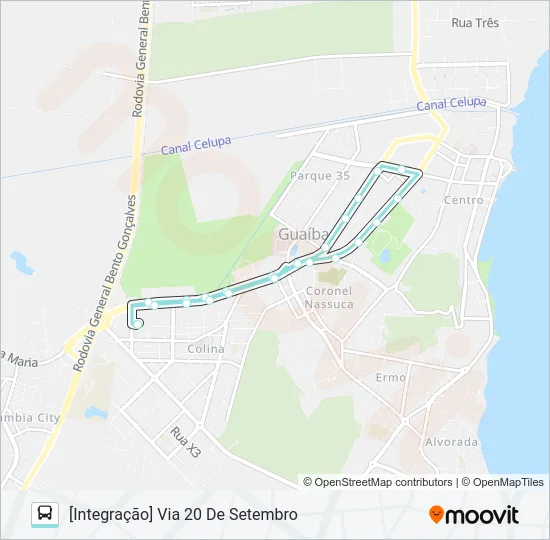 A162B ALIMENTADORA PARQUE 35 Bus Line Map