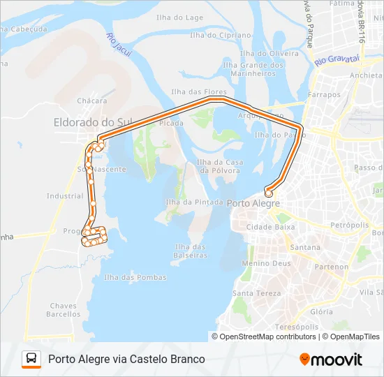 L500C SANS SOUCI - EXECUTIVO Bus Line Map