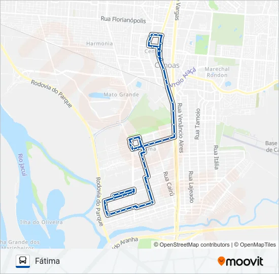 5201 FÁTIMA Bus Line Map
