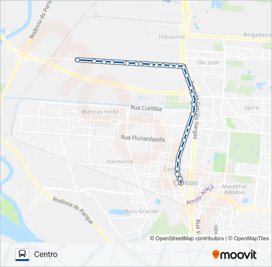 5010 TRANSPAULO Bus Line Map