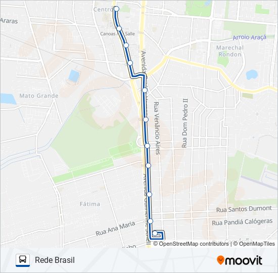 5411 REDE BRASIL bus Line Map