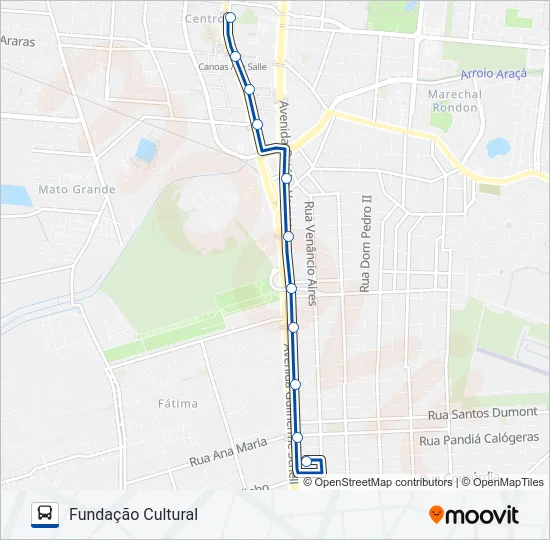 5411 REDE BRASIL Bus Line Map