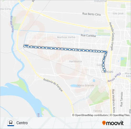 5001 FLORIANÓPOLIS Bus Line Map