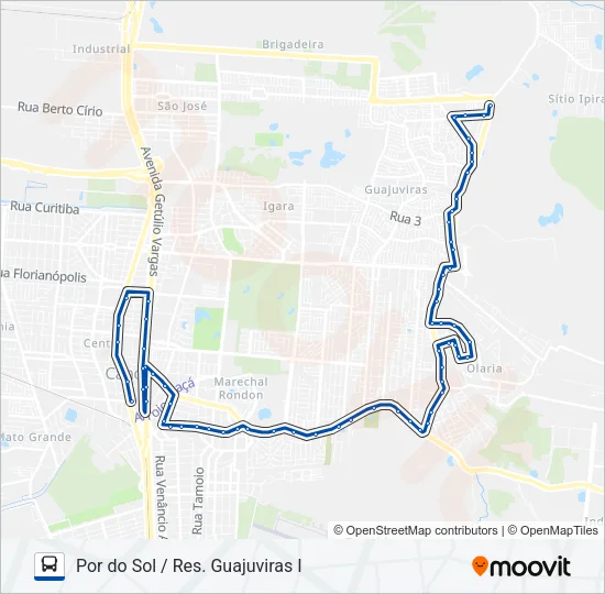 5185 L5 / SÃO JOÃO Bus Line Map