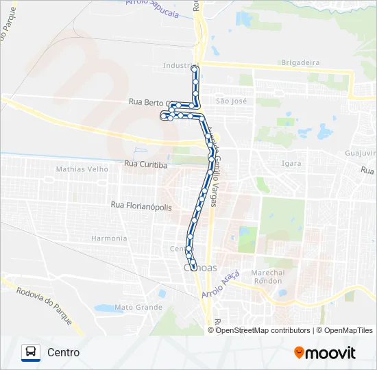 5005 MORART - SÃO LUIS Bus Line Map