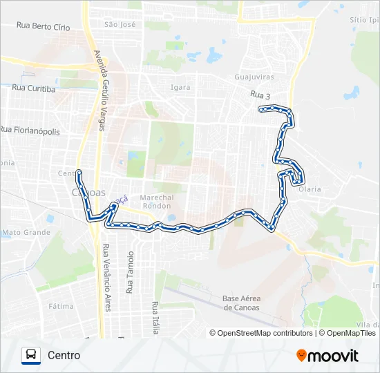 5102 NAZÁRIO - SÃO JOÃO Bus Line Map