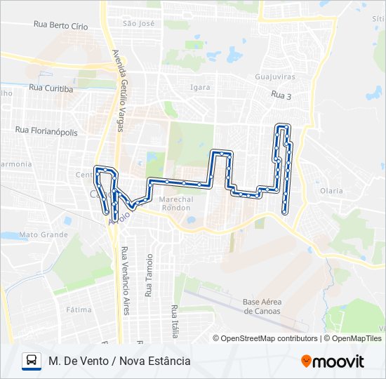 5109 SÃO NICOLAU / PARKSHOPPING bus Line Map