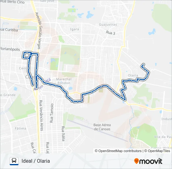 5107 L1 / IDEAL / CANOAS SHOPPING Bus Line Map