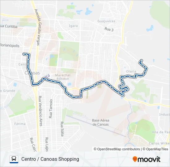 5107 L1 / IDEAL / CANOAS SHOPPING Bus Line Map