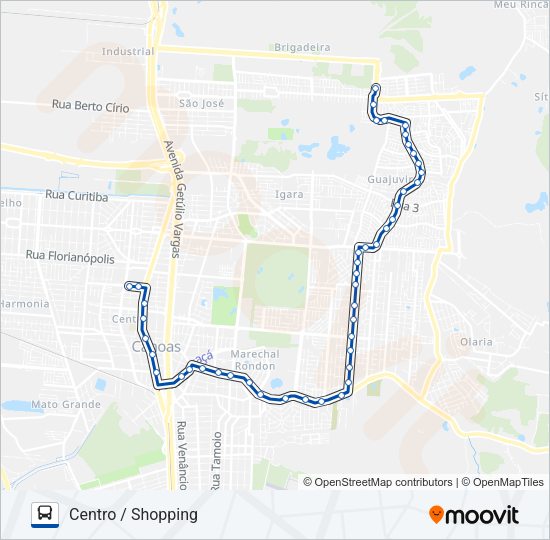 5110 L3 / A. J. RENNER / CANOAS SHOPPING Bus Line Map