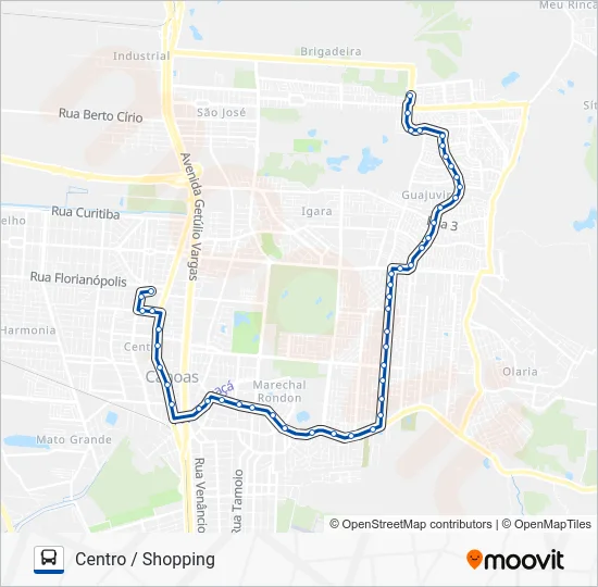 5110 L3 / A. J. RENNER / CANOAS SHOPPING Bus Line Map