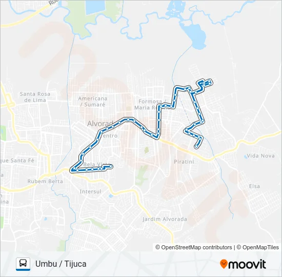 L103 UMBU / PDA. 43 / HOSPITAL Bus Line Map