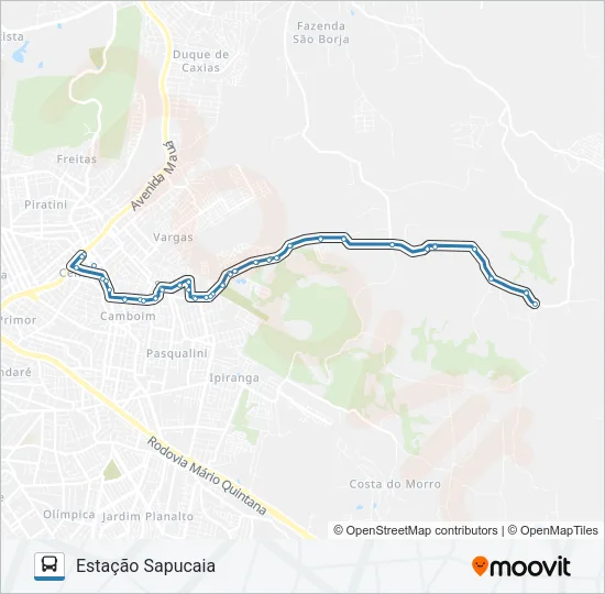 L02 MORRO Bus Line Map
