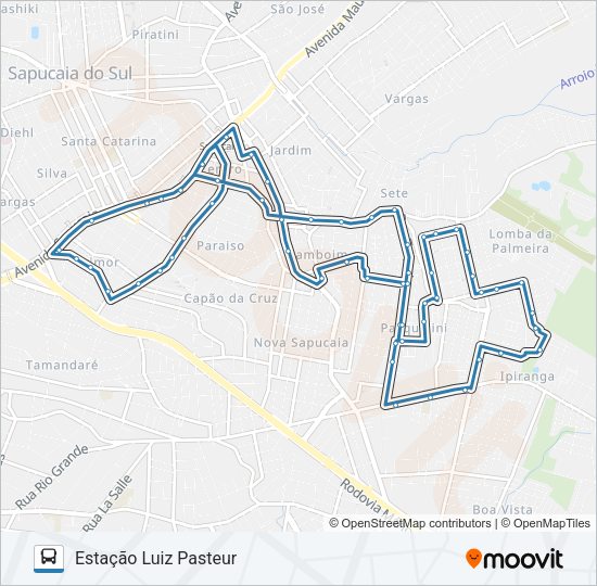 L14 PASQUALINE Bus Line Map