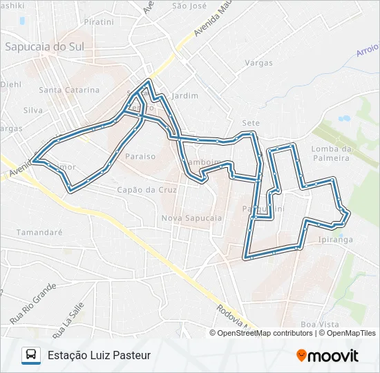 L14 PASQUALINE Bus Line Map