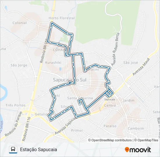 L16 COHAB HOSPITAL Bus Line Map