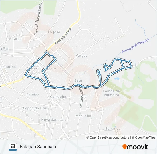 L21 RECANTO DOS JARDINS Bus Line Map