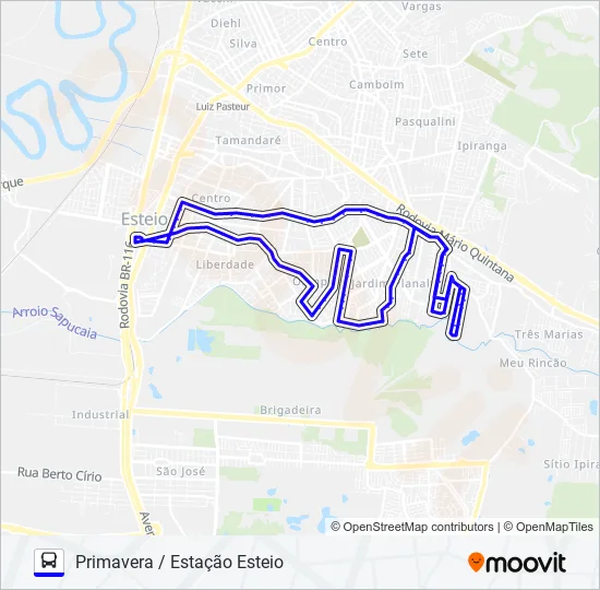 L2 PRIMAVERA Bus Line Map