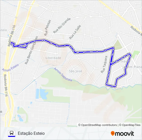 T230 METRÔ 2 - 24 DE AGOSTO Bus Line Map