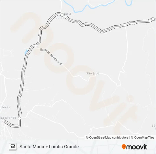 MUNICIPAL LOMBA GRANDE Bus Line Map