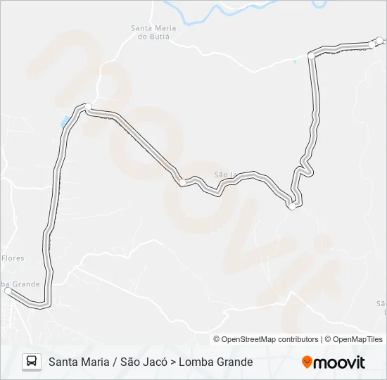 MUNICIPAL LOMBA GRANDE Bus Line Map