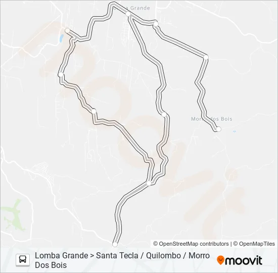 MUNICIPAL LOMBA GRANDE Bus Line Map