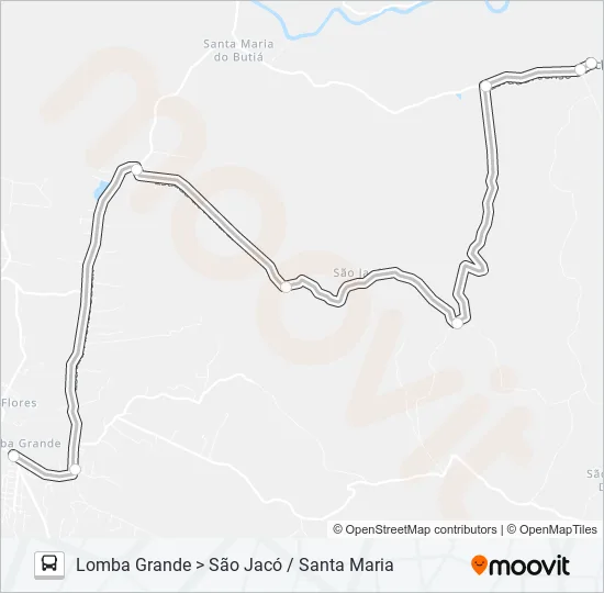 MUNICIPAL LOMBA GRANDE Bus Line Map