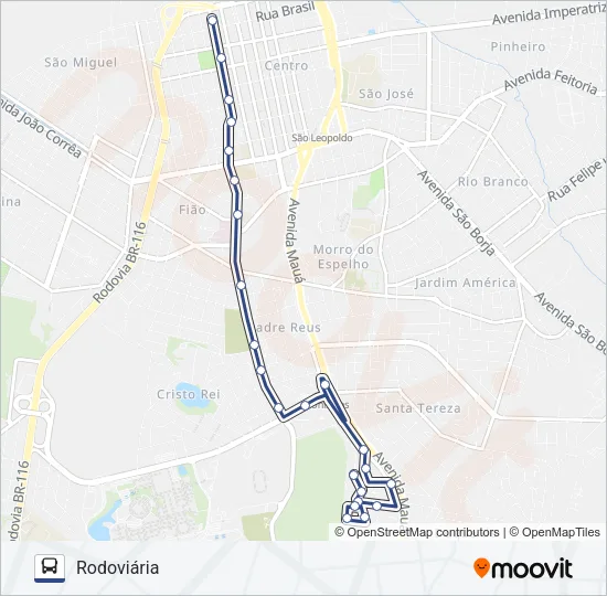 VILA DUQUE Bus Line Map