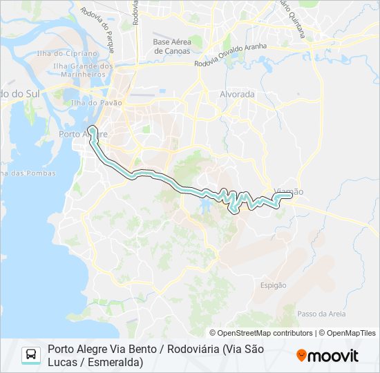 Mapa da linha L429A LISBOA de ônibus