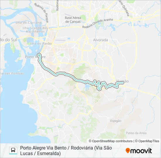 L429A LISBOA Bus Line Map