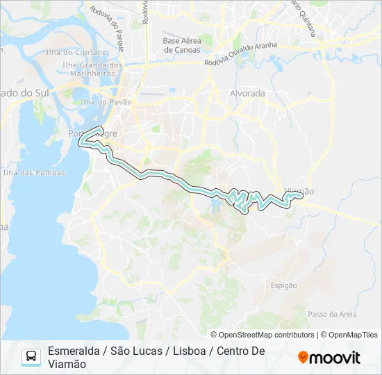 L429A LISBOA Bus Line Map