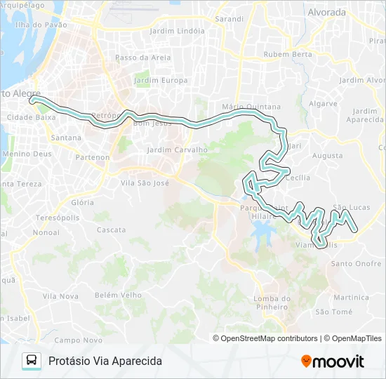 L431 SÃO LUCAS Bus Line Map
