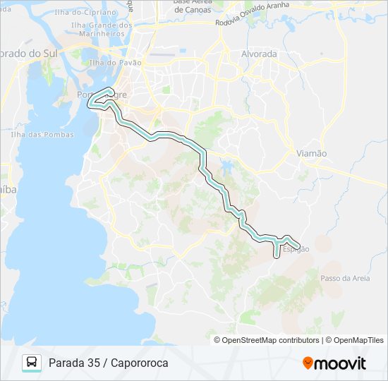 L372 CAPOROROCA bus Line Map