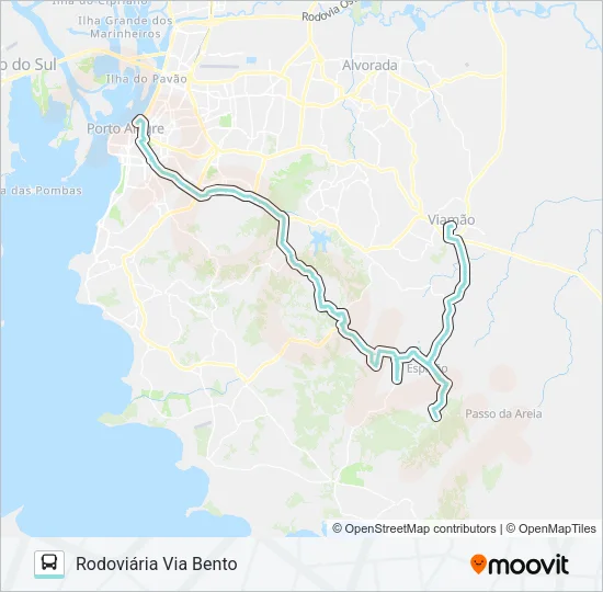 L372 CAPOROROCA Bus Line Map
