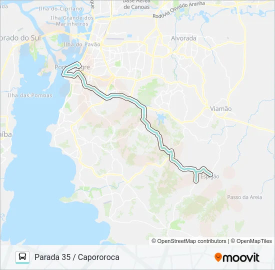 L372 CAPOROROCA Bus Line Map