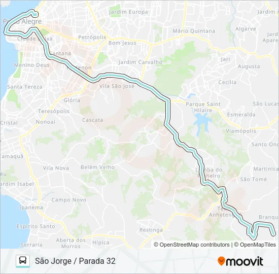 L372 CAPOROROCA Bus Line Map