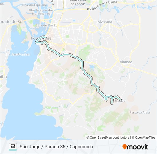 L372 CAPOROROCA bus Line Map