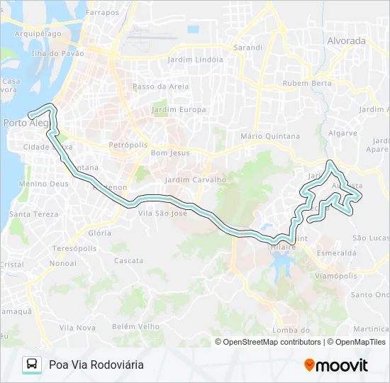 L332 JARI VIA BENTO Bus Line Map