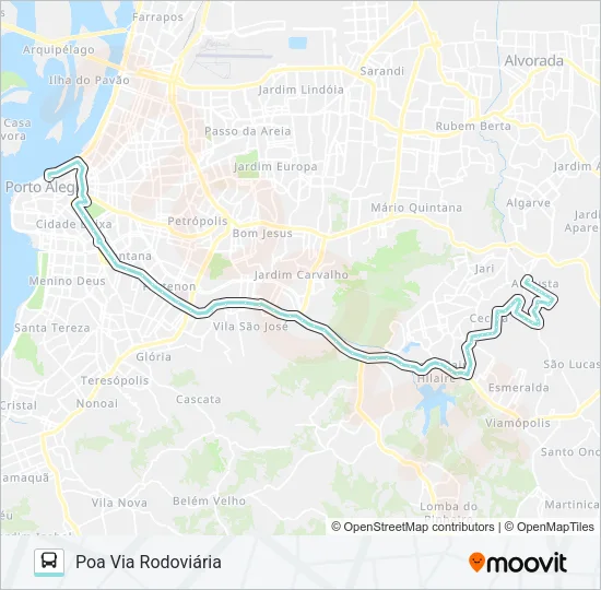 L351 JÚLIA VIA BENTO Bus Line Map