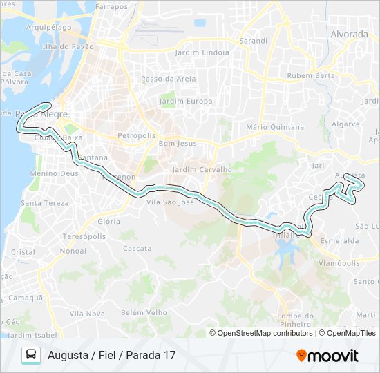 Mapa de L351 JÚLIA VIA BENTO de autobús