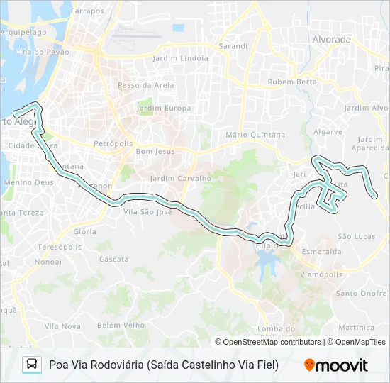 L341 CECÍLIA VIA BENTO Bus Line Map