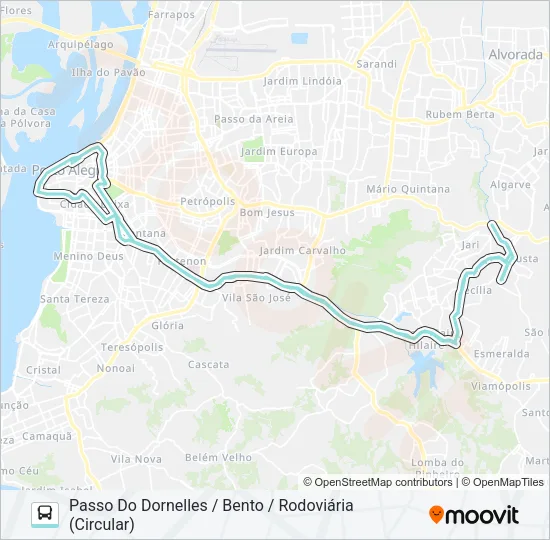 L341 CECÍLIA VIA BENTO Bus Line Map