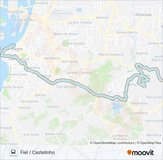 L341 CECÍLIA VIA BENTO Bus Line Map